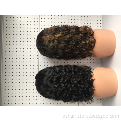 Modern Style Front Hd Lace Bob Blonde Woman Black 360 Lace Wig Human Hair Lace Front